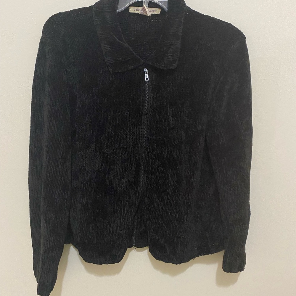 Tomfoolery Cozy Black Teddy Jacket